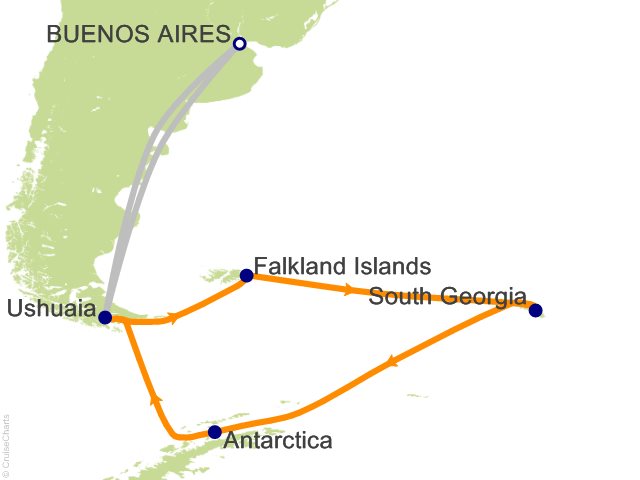 21 Night Antarctica  South Georgia and the Falkland Islands Cruise and Land Tour