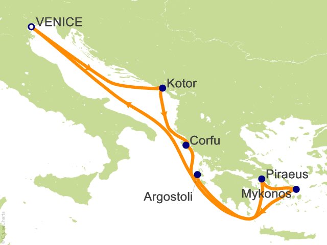7 Night Greek Isles Cruise from Venice