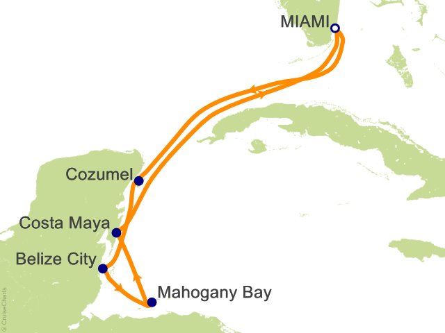 7 Night Western Caribbean Cruise from Miami