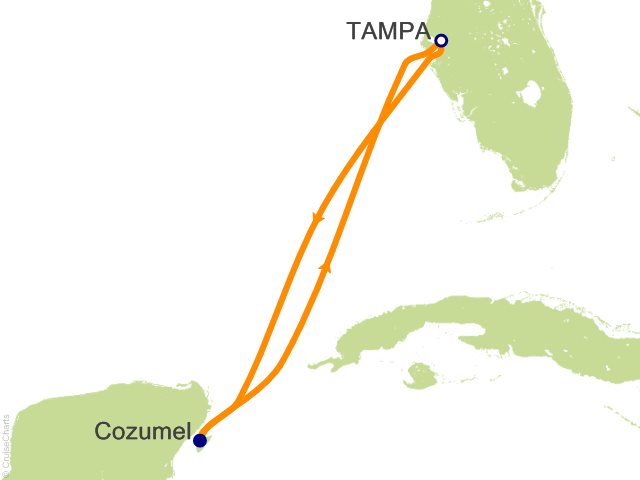 4 Night Western Caribbean from Tampa Cruise from Tampa
