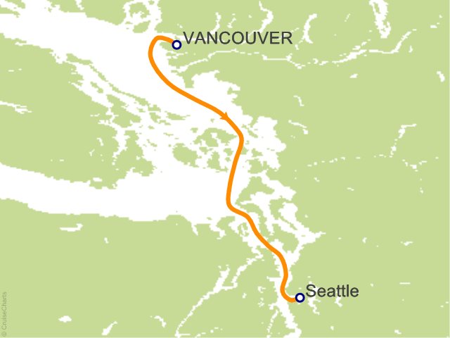 1 Night Pacific Northwest Cruise from Vancouver