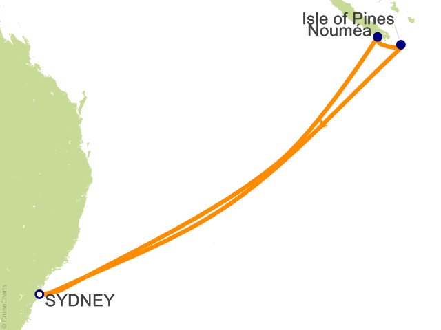 7 Night Pacific Islands Cruise from Sydney