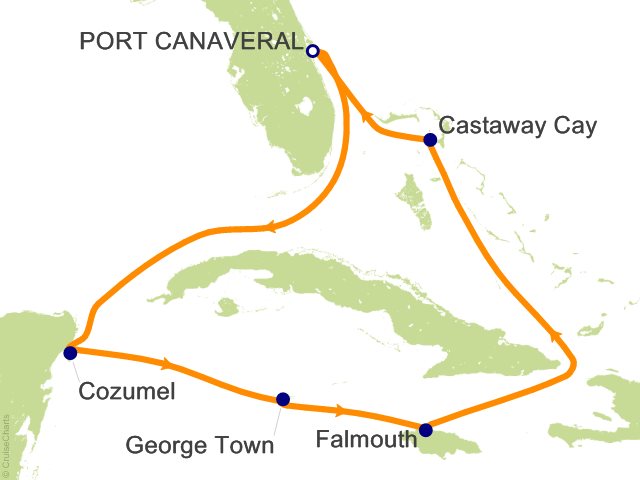 disney 7 night western caribbean cruise excursions