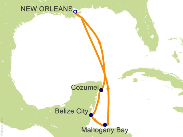 7 Night Western Caribbean Cruise from New Orleans