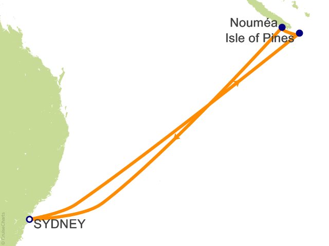 7 Night South Pacific Cruise from Sydney