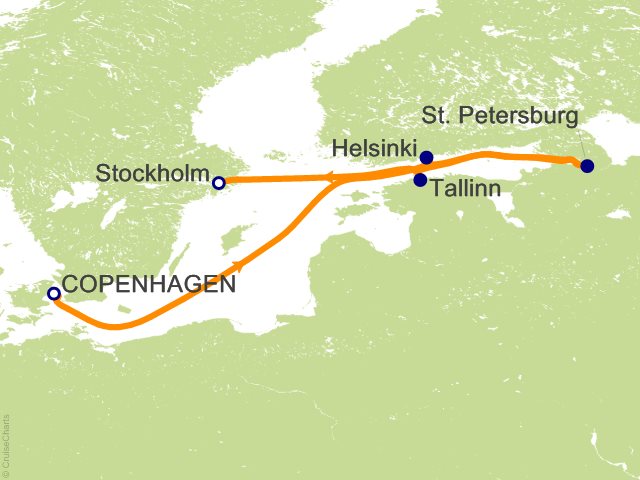 7 Night Northern Europe and British Isles Cruise from Copenhagen