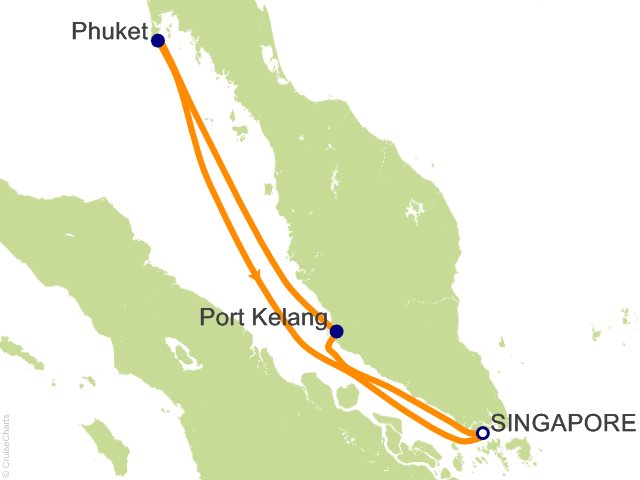 4 Night Port Klang and Phuket Cruise from Singapore
