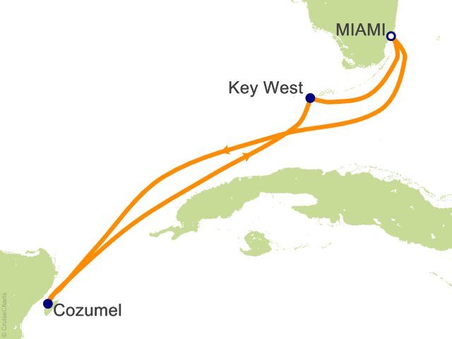 5 Night Mexico and Key West Cruise