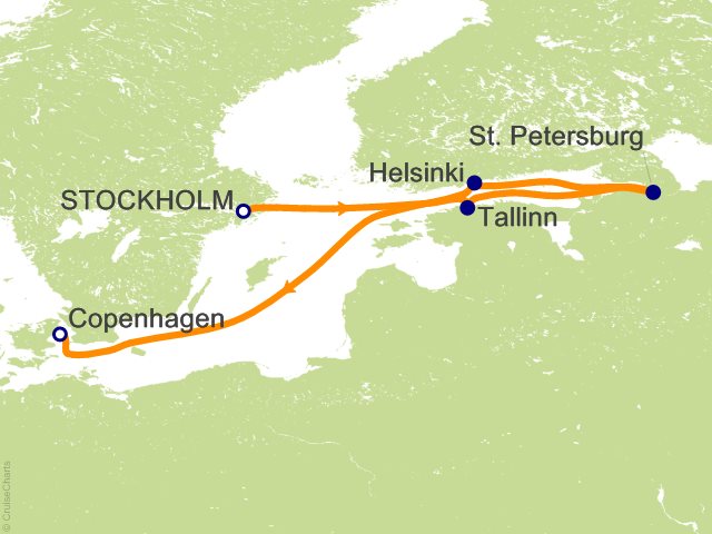 7 Night Stockholm to Copenhagen Cruise from Stockholm