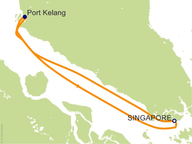 3 Night Weekend Cruise to Port Klang Cruise from Singapore