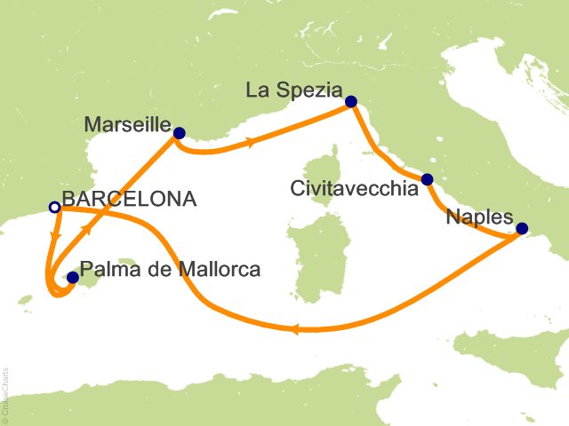 cruise from barcelona to palma