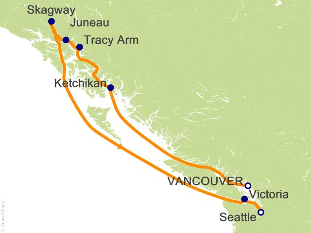 cruise seattle to vancouver 1 day