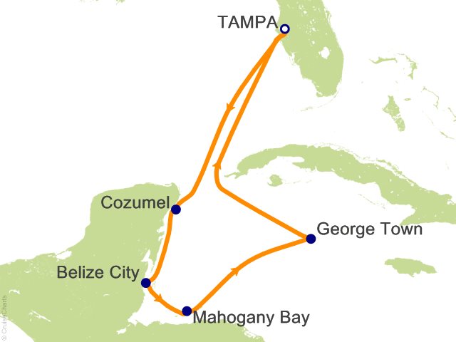 7 Night Western Caribbean Cruise from Tampa