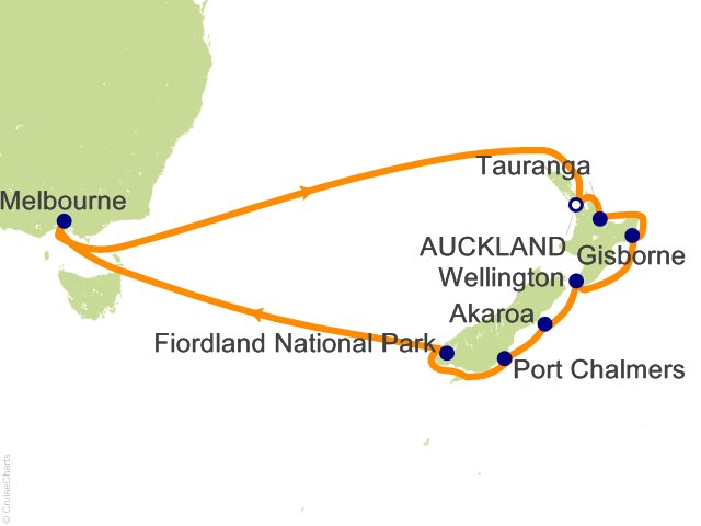 13 Night New Zealand Cruise from Auckland
