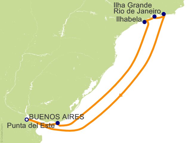 9 Night South America Cruise from Buenos Aires