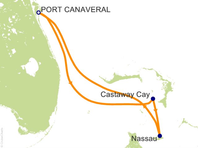 3 Night Bahamas from Port Canaveral Cruise from Port Canaveral