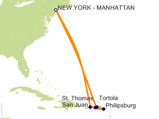 10 Night Eastern Caribbean Cruise from New York