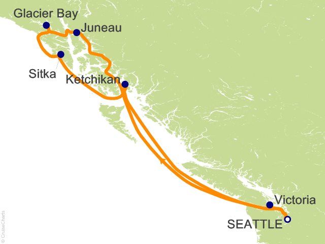 7 Night Roundtrip Seattle Cruise from Seattle