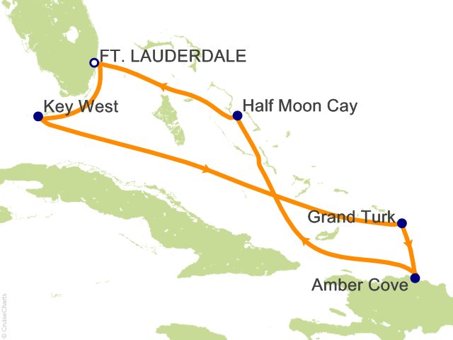 7 Night Tropical Caribbean Cruise from Fort Lauderdale