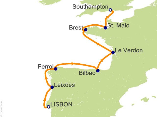 7 Night Coastal Charms Cruise from Lisbon
