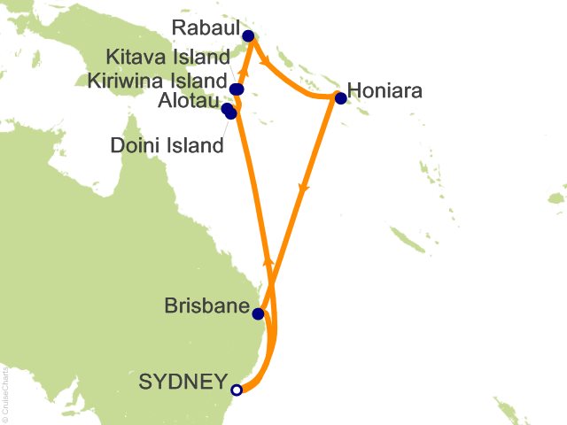 15 Night Papua New Guinea Cruise from Sydney