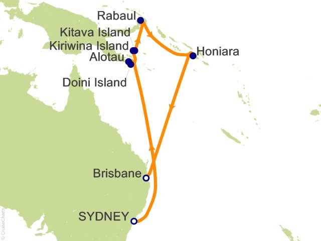 13 Night Papua New Guinea Cruise from Sydney