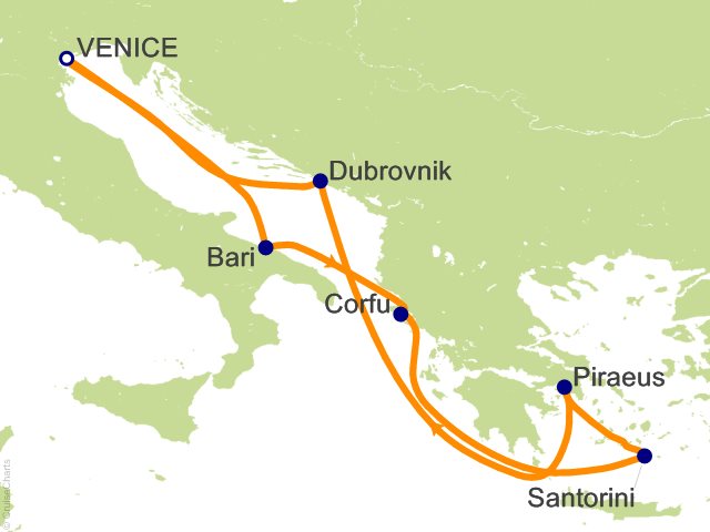 7 Night Greek Islands Cruise from Venice