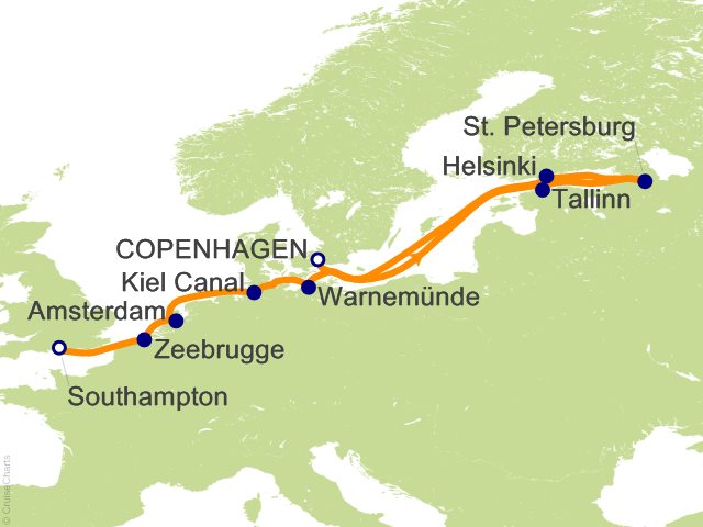 11 Night Northern Europe and British Isles Cruise from Copenhagen