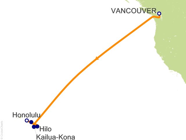10 Night Hawaii Cruise from Vancouver