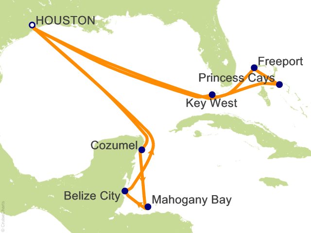 14 Night Caribbean Adventurer Cruise from Houston