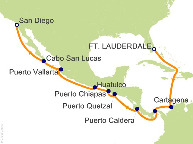 15 Night Panama Canal Cruise from Fort Lauderdale