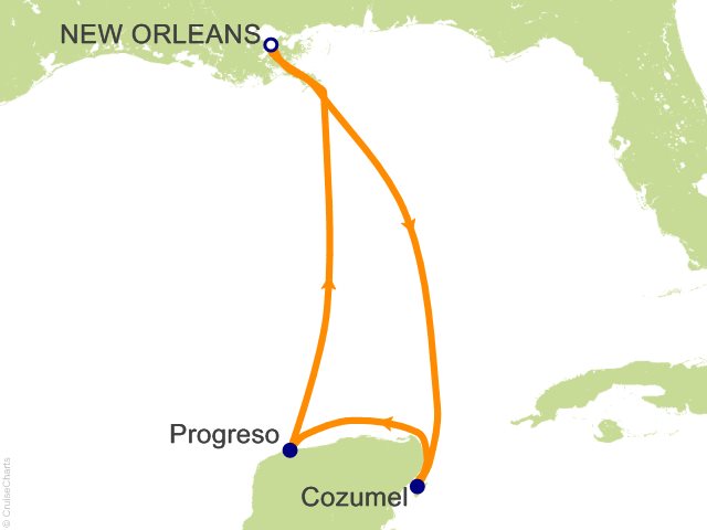 5 Night Western Caribbean Cruise from New Orleans