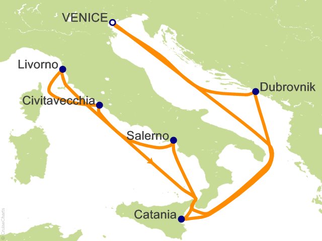 10 Night Italy and Croatia Cruise from Venice