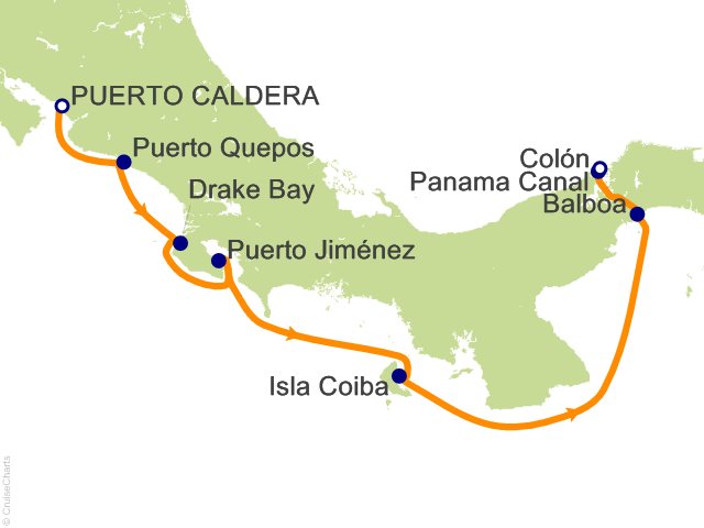 7 Night Costa Rica and Panama Canal Cruise from Puerto Caldera