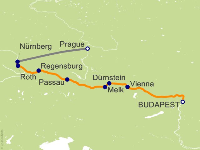 12 Night The Blue Danube Discovery Cruise and Land Tour from Budapest