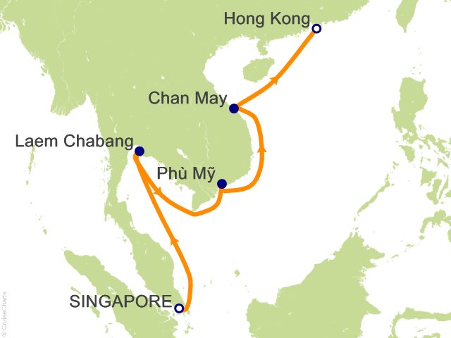 12 Night Southeast Asia Immersion Cruise from Singapore