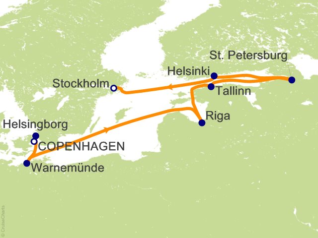 9 Night Viking Tales Cruise from Copenhagen