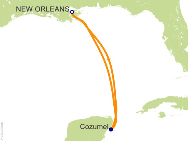 4 Night Western Caribbean from New Orleans Cruise