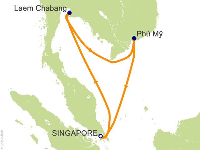 7 Night Thailand and Vietnam Cruise from Singapore