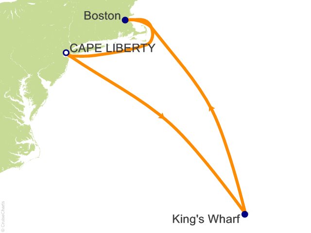 7 Night Bermuda and Boston Cruise from Bayonne (Cape Liberty)