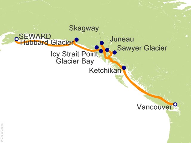 14 Night Alaska from Seward Cruise from Seward