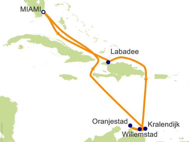 9 Night Southern Caribbean Cruise from Miami