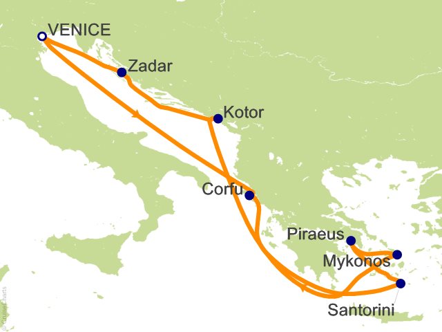10 Night Greece and the Adriatic Cruise from Venice