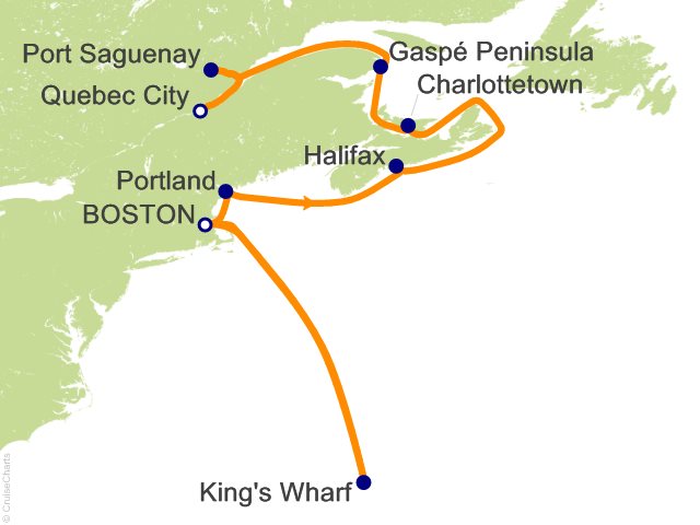 14 Night Bermuda  Canada and New England Cruise from Boston