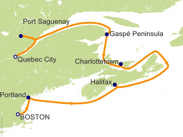 7 Night Canada and New England from Boston Cruise from Boston