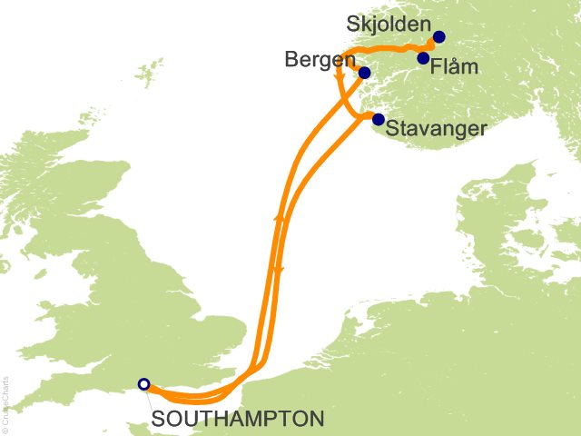 7 Night Norway Cruise from Southampton