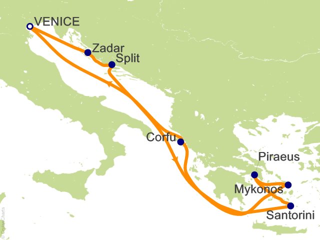 10 Night Greece and the Adriatic Cruise from Venice