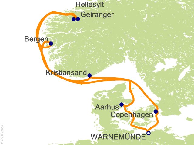 7 Night The Land of the Vikings Cruise from Warnemunde