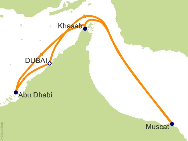 7 Night The Thousand and One Nights Cruise from Dubai