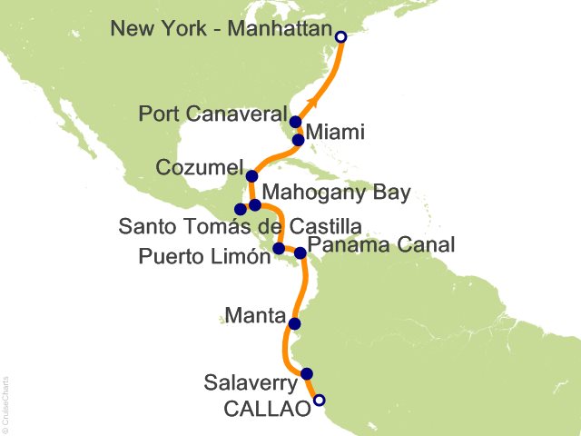 16 Night Americas Adventure Cruise from Callao